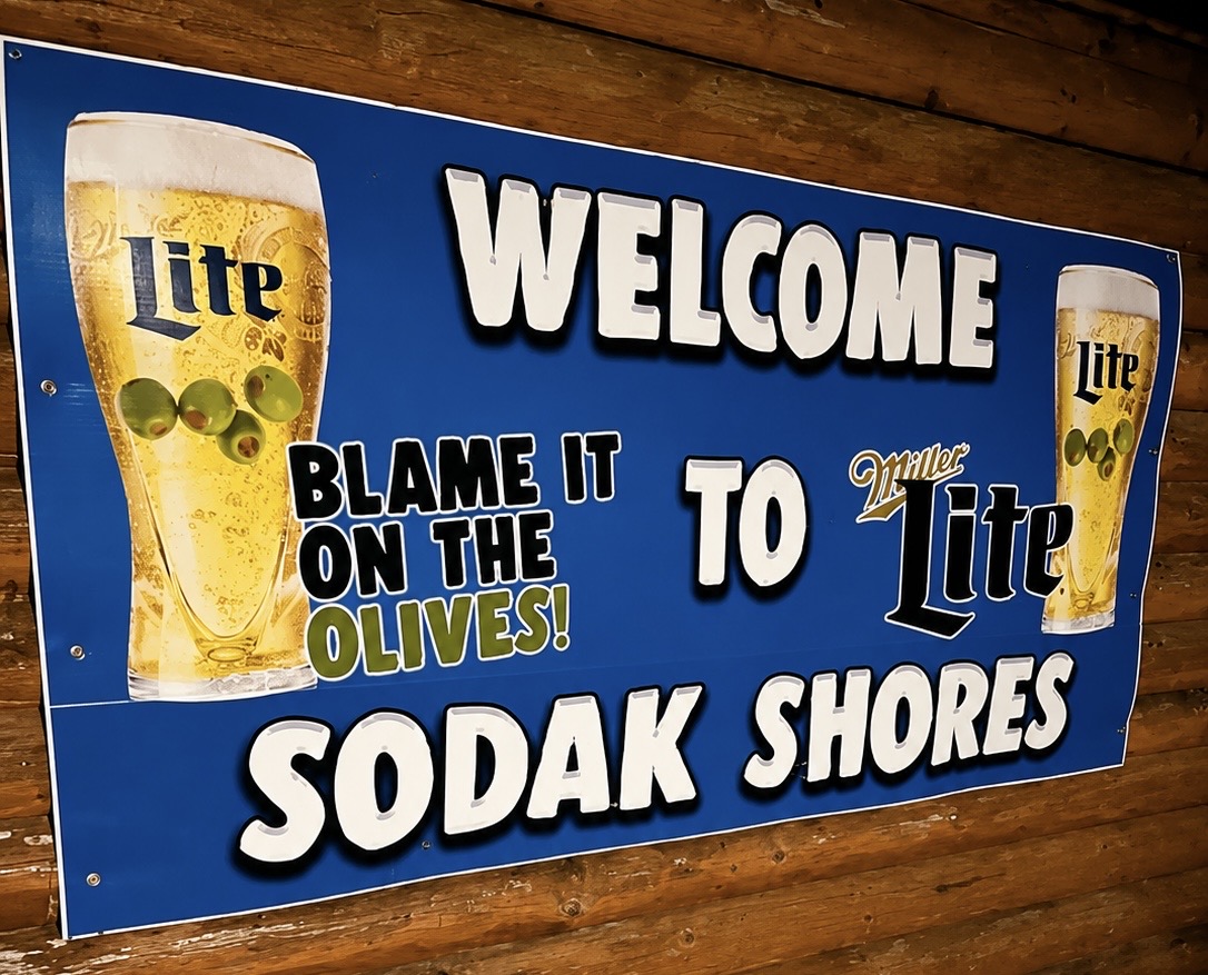 Welcome to Sodak Shores sign